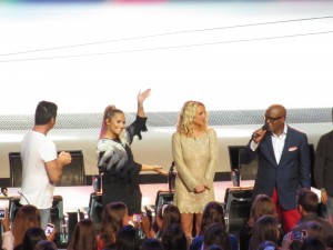 Britney Spears is presented to the crowd