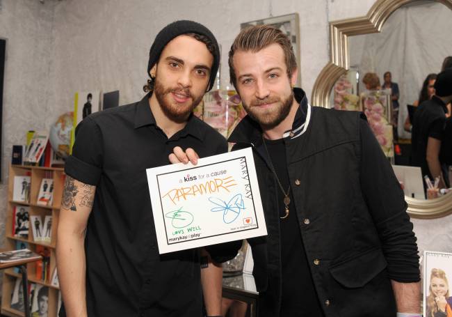 Taylor York and Jeremy Davis of 'Paramore'.