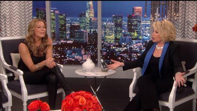 LeeAnn Rimes talking about her new album 'Spitfire' with Joan Rivers
