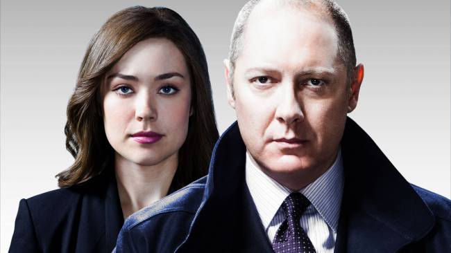 Megan Boone and James Spader star in NBC's 'The Blacklist'.