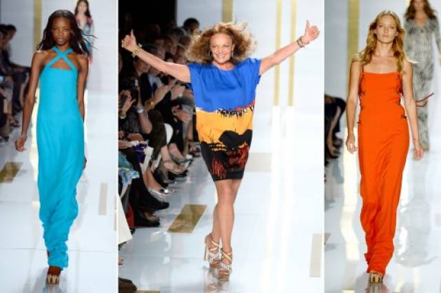 Diane von Furstenberg pleased the crowd with her Oasis Collection at Fashion Week