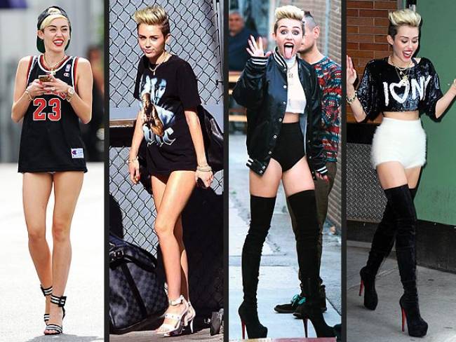 Miley Cyrus was Rockin' Fashion in 2013