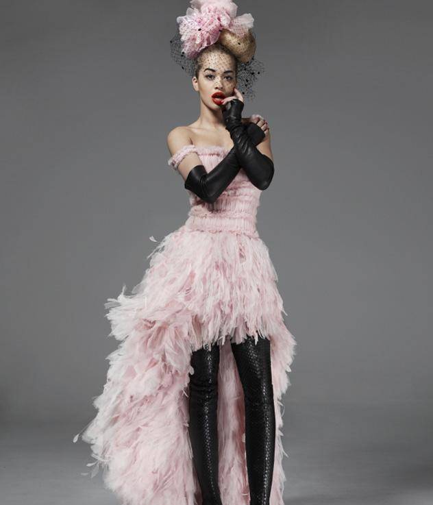 Rita Ora wins kudos for her exuberant fashion style.