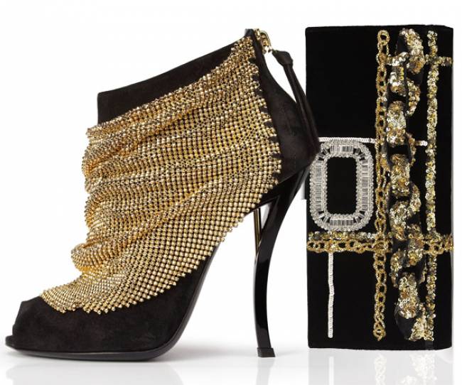 Roger Viver Shoe and Clutch