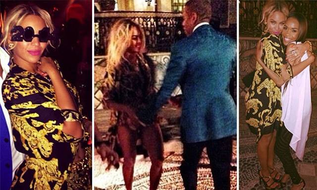 Beyonce and Jaz-Z dance it up at P. Diddy's CIROC in Miami