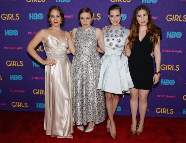 Jemima Kirke, Lena Dunham, Allison Williams and Zosia Mamet of HBO's 'Girls'
