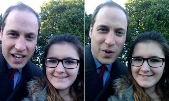 Madison Lambe rings in the New YEar with a 'Selfie' with Prince William