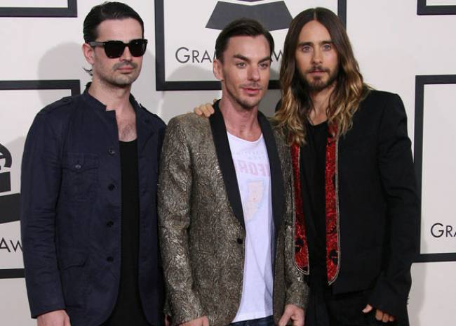 Jared Leto and his band 30 Seconds Form Mars