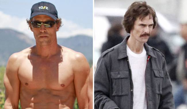Mathew McConaughey lost over 50 lbs. to play the lead in 'Dallas Buyers Club'