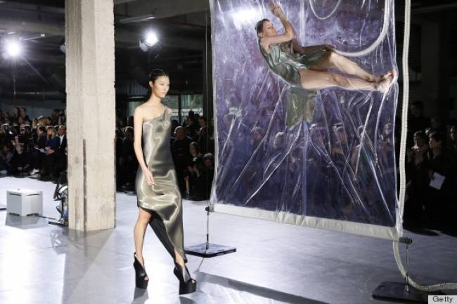 Iris Van Herpen mixes handcraft with technology. Check out the 3-D printed shoes!