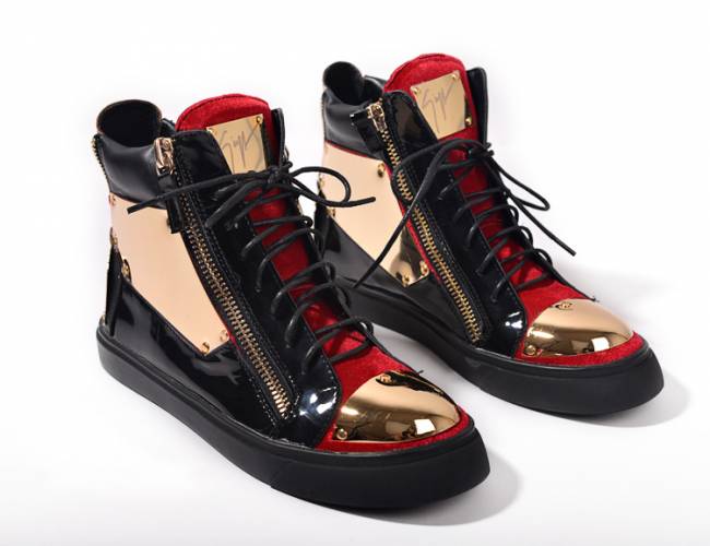 Miz Hollywood Shoe of the Week Giuseppe Zanotti Sneaker for Men.
