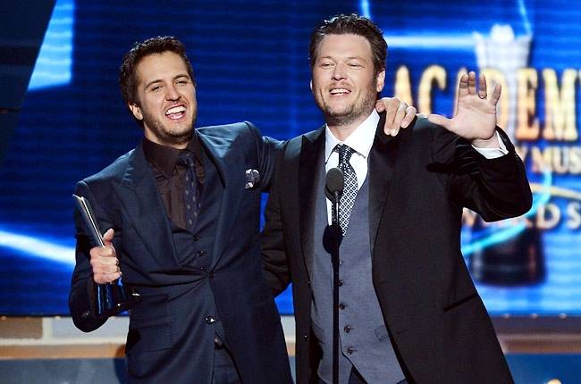 Blake Shelton and Luke Bryan will host the 49th Annual Academy of Country Music Awards