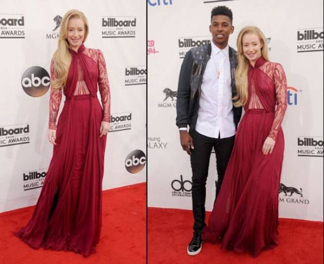 Iggy Azalea brought real style to the red carpet with her Zuhair Murad gown and love Nick Young.