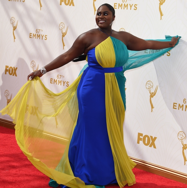 Actress Danielle Brooks attends the 67th Emmy Awards on September 20, 2015 at the Microsoft Theater in Los Angeles, California. AFP PHOTO / MARK RALSTON (Photo credit should read MARK RALSTON/AFP/Getty Images)