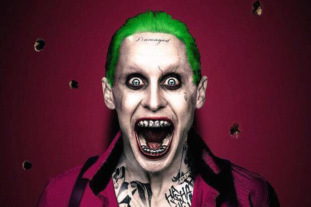 Jared Leto as the Joker.